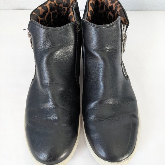 STEVE MADDEN JWindy Black Ankle Boots Size 5 - Picture 1 of 8